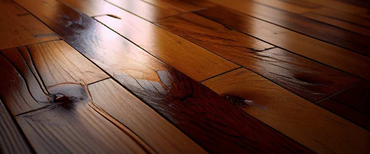Hardwood flooring just sealed